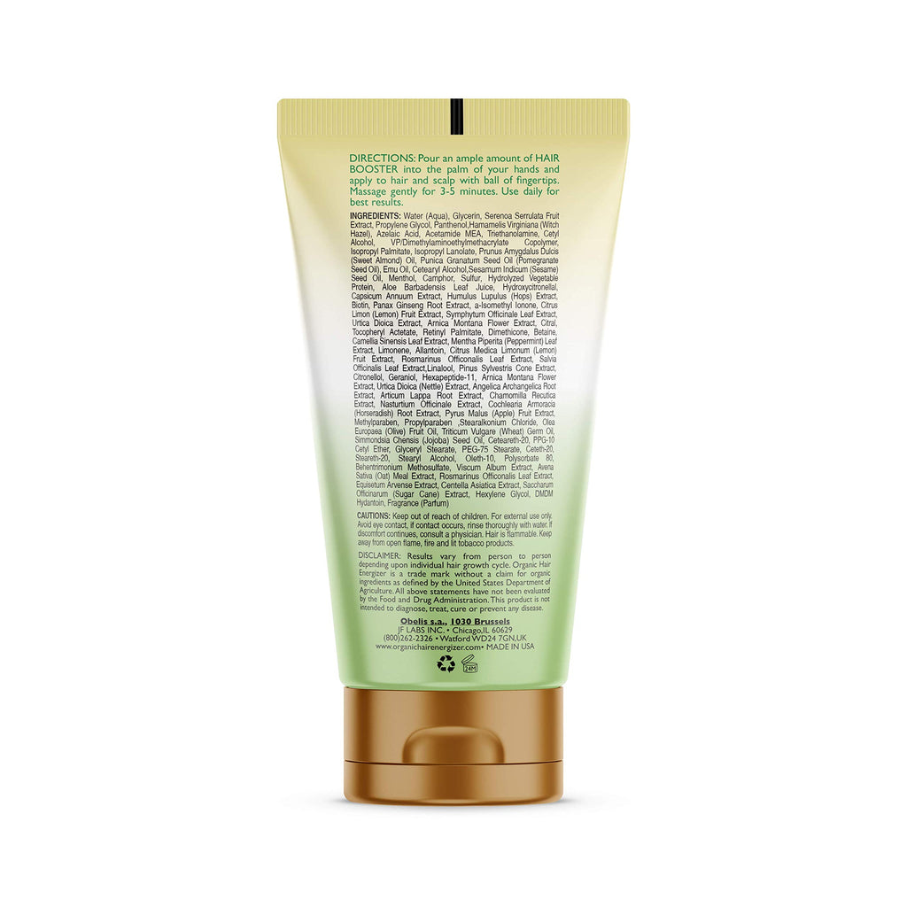 Organic Hair Energizer Hair Growth Booster 2 Oz