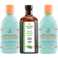 Nature Spell Hair Growth Trio, with Rosemary Oil, Shampoo & Conditioner Set