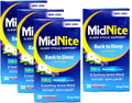 MidNite Sleep Cycle Support Back to Sleep Low Dose Melatonin & Herbal Blend, Cherry Flavor, 30 Quick Melt Tablets (Pack of 4)