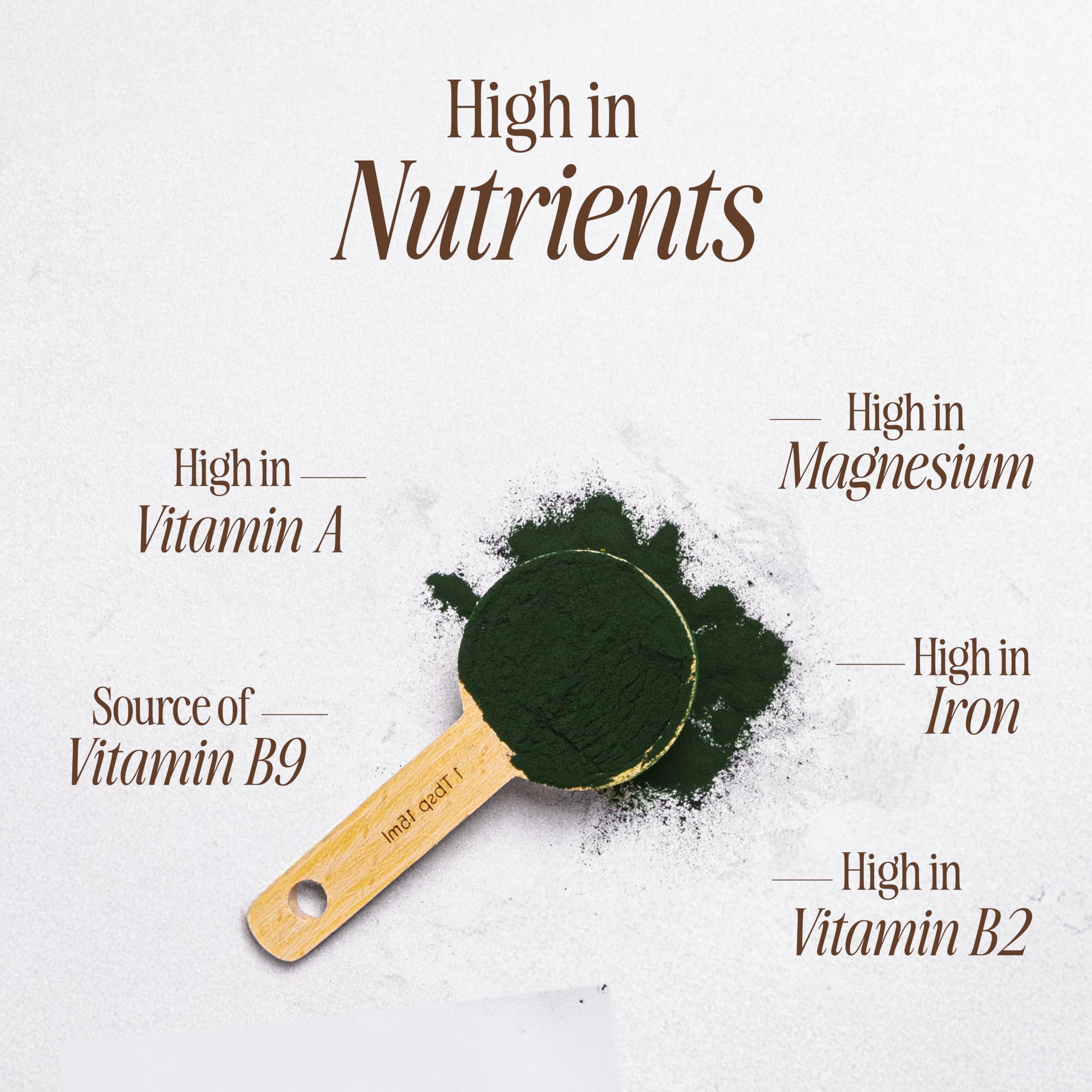 Sevenhills Wholefoods Organic Spirulina Powder 500g | Certified Organic | Nutrient-Dense | 100% Pure & Natural