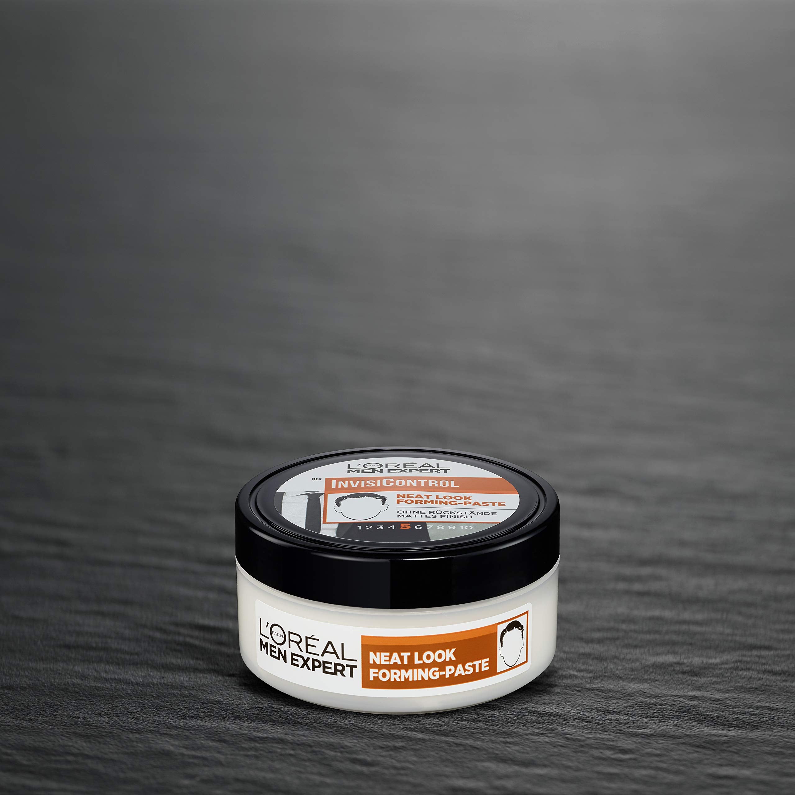 L'Oréal Men Expert InvisiControl Neat Look Forming Paste, for Nourished & Natural Styles, Can be Modelled as You Like Without Gluing, 150 ml