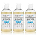 DR. LIFT Antibacterial Body Wash, 8 oz (3-Pack) - Gentle & Effective Shower Gel - Made in America