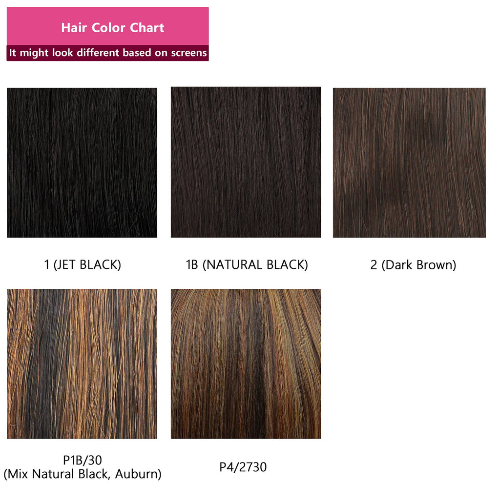 BOBBI BOSS Bobbiboss Short 100percent Human Hair Wigs - MH1236 DISCO, Easy Wear Wigs (P4/2730)