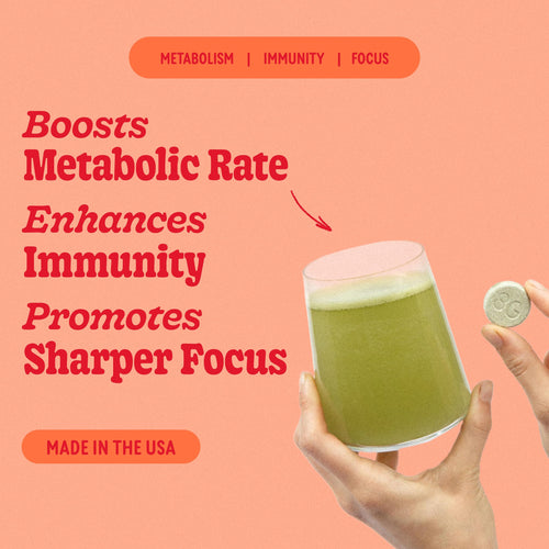 8Greens Supergreens Effervescent Tablets, Blood Orange, 30 Servings