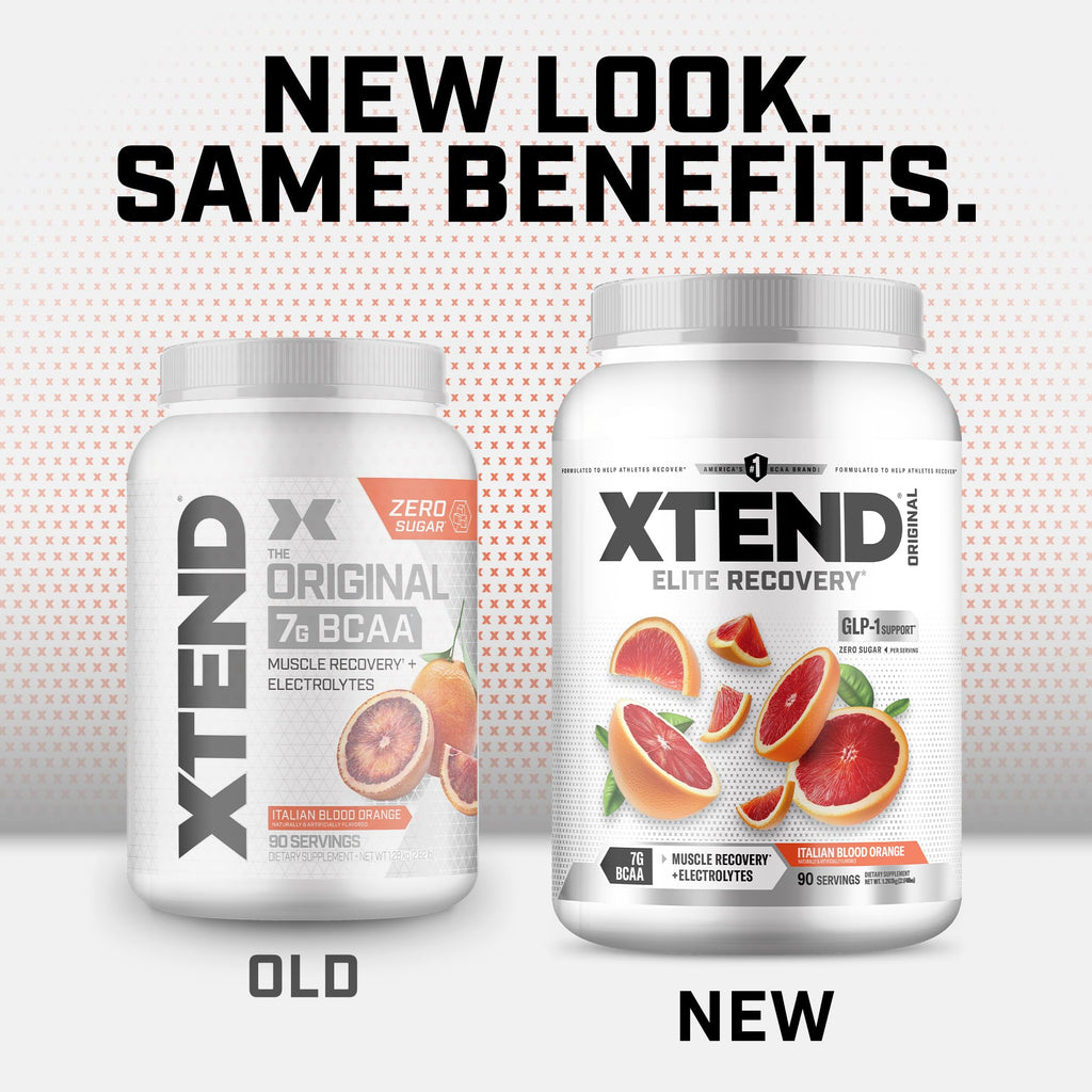 Xtend Original BCAA Powder 7g BCAA and 2.5g L-Glutamine, Sugar Free Post Workout Muscle Recovery Drink with Amino Acids for Men & Women, 90 Servings