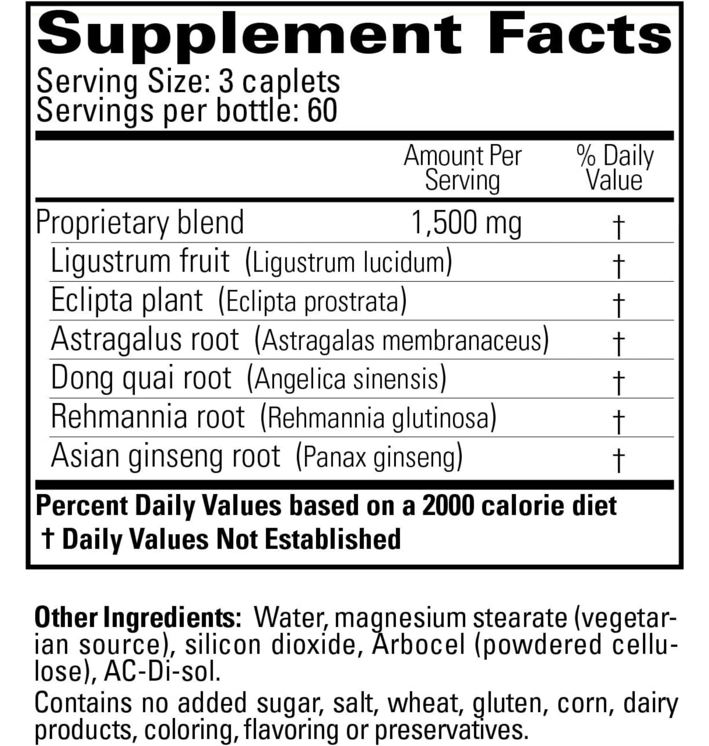 PriaPlex Natural Hair Growth Supplement for Hair Loss for Men and Women, Supporting Healthy Hair Regrowth (180 Caplets)