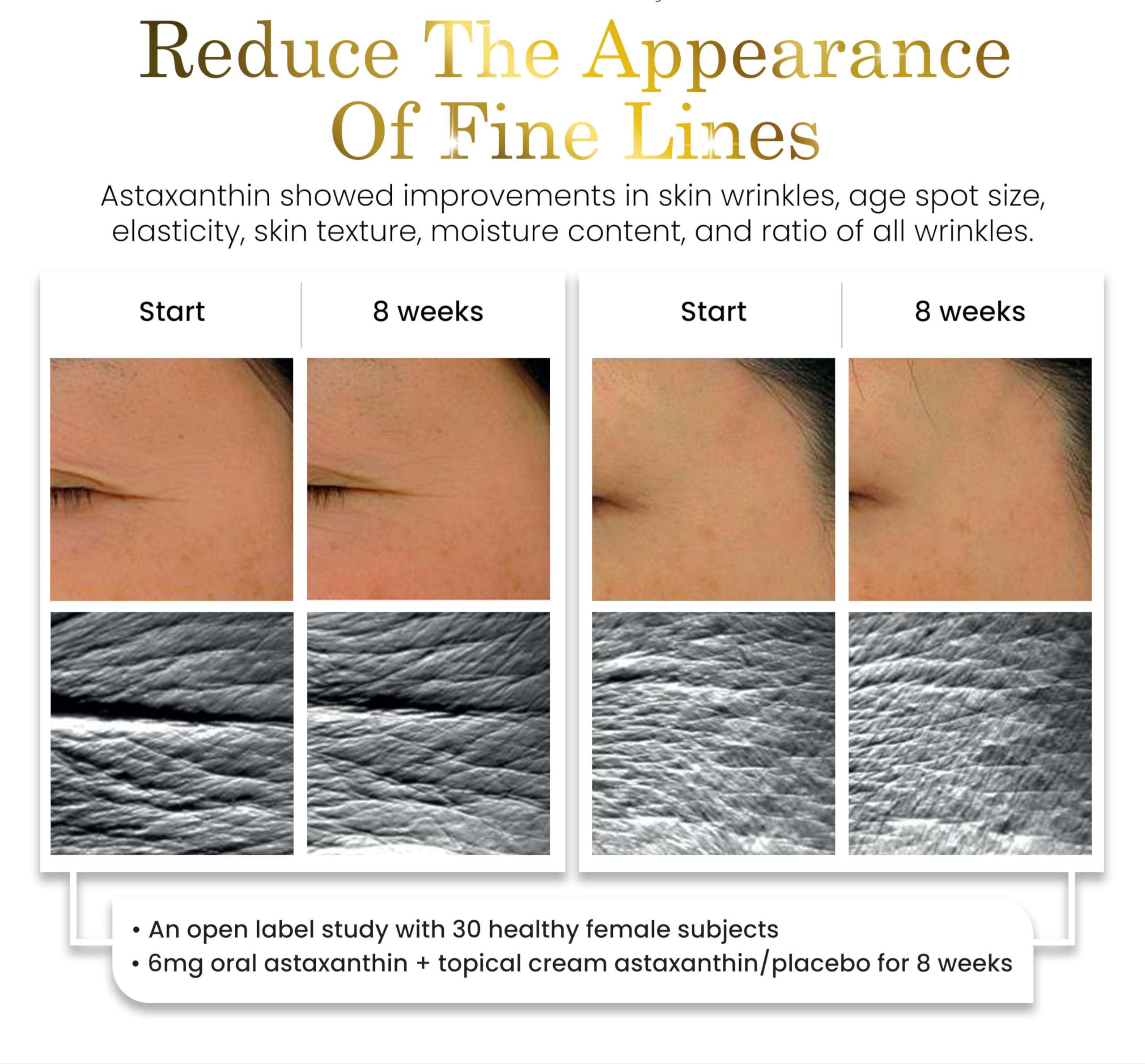 Luxe Beauty Organic Astaxanthin Serum - Concentrated Antioxidants - Also with Organic Rosehip Oil, Clove Oil, Raspberry Seed Oil, and More - Face Serum to Help Prevent Premature Skin Aging