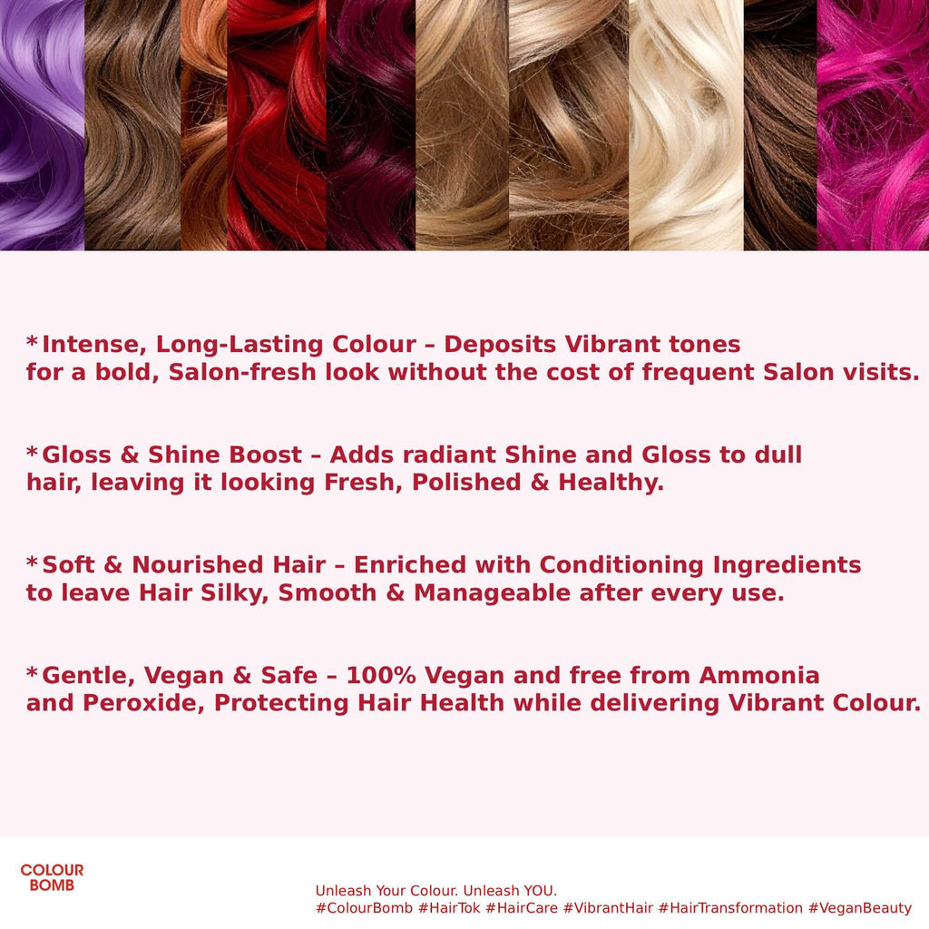 COLOUR BOMB SEMI-PERMANENT HAIR COLOUR CONDITIONER White Platinum