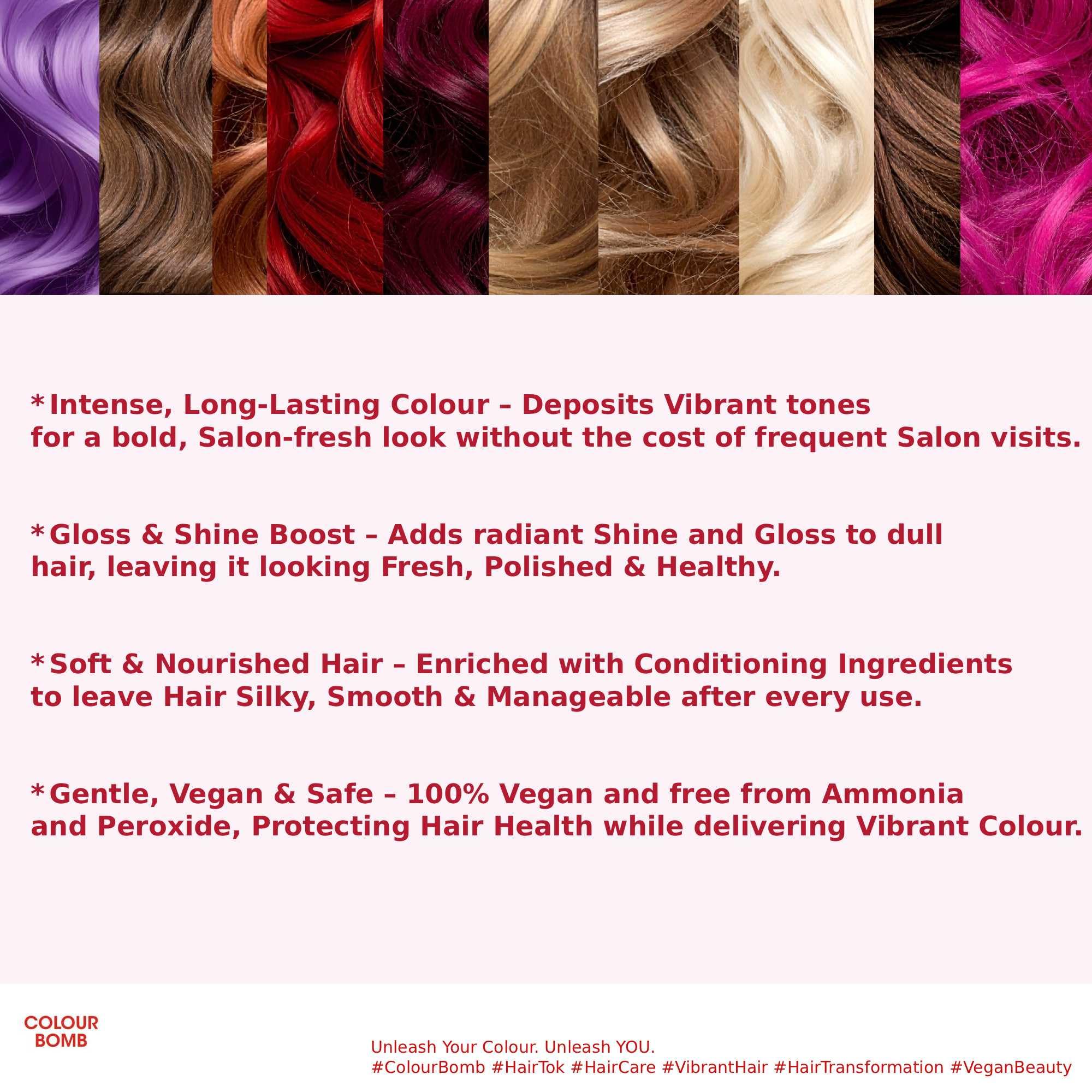 COLOUR BOMB SEMI-PERMANENT HAIR COLOUR CONDITIONER White Platinum