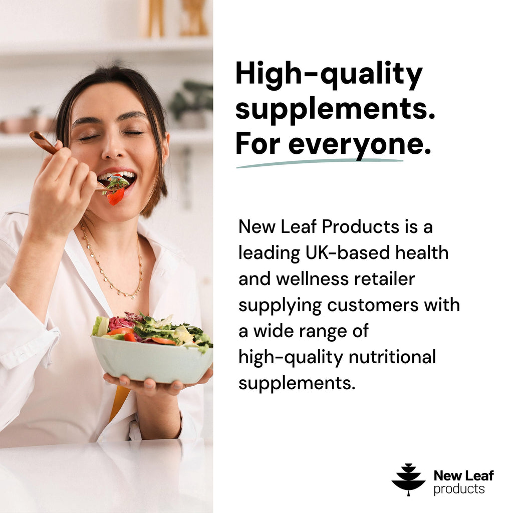 Activated Charcoal Capsules - 120 High Strength Activated Charcoal Tablets Alternative - 1040mg Per Serving, Helps Reduce Excessive Flatulence After Eating - Made in UK By New Leaf