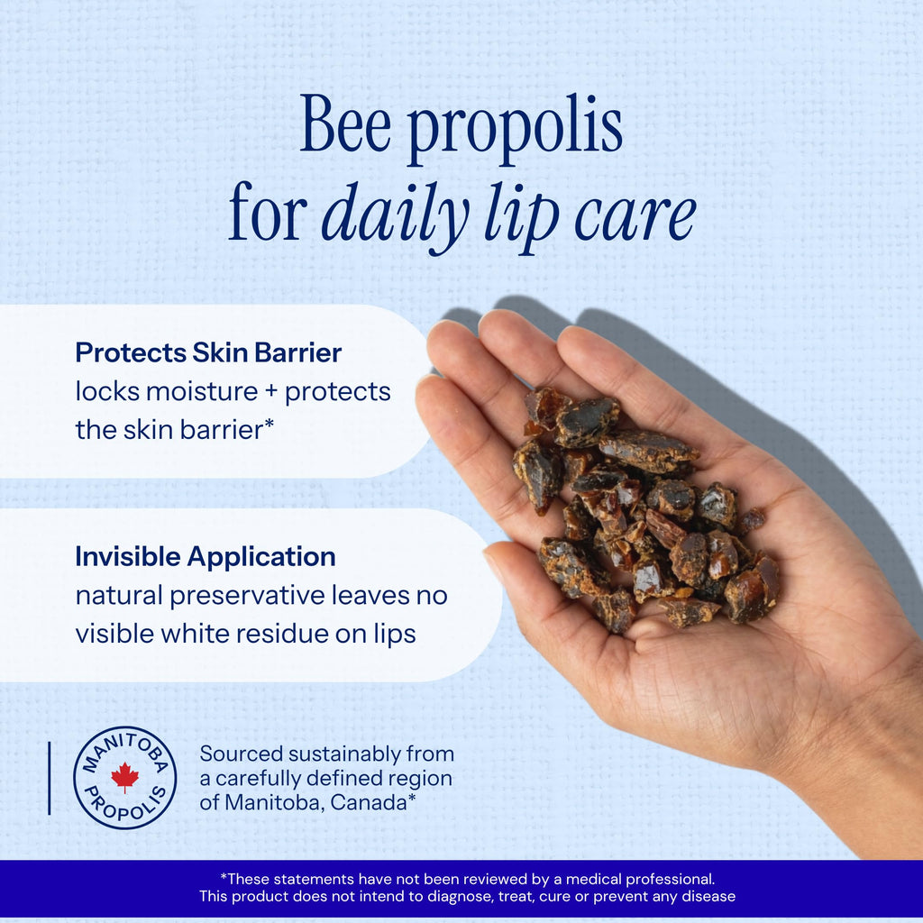 Herstat Daily Lip Balm | Use Between Cold Sore Outbreaks | 3% Propolis | Softens, Hydrates Coldsore Prone Lips