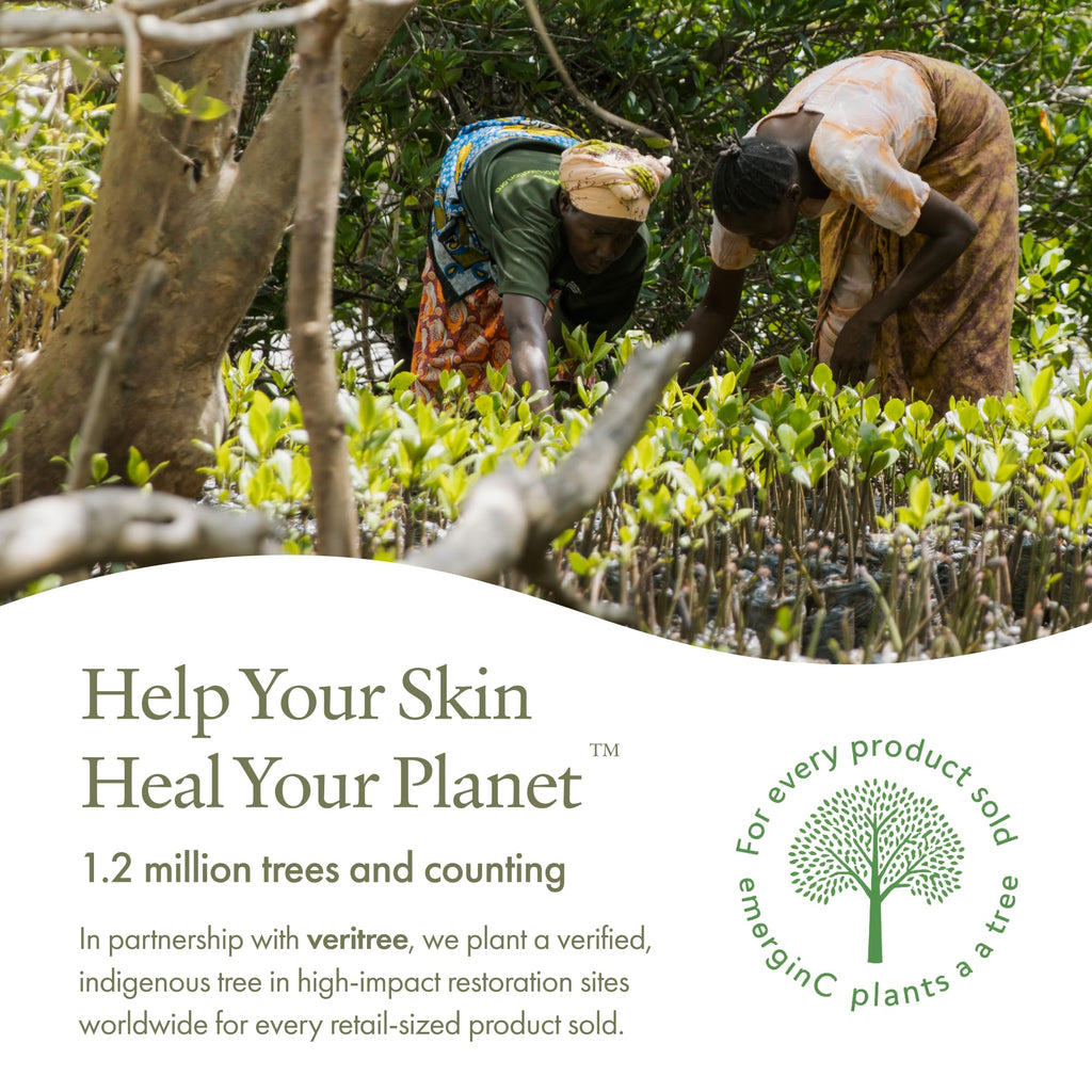 emergin C Scientific Organics Grape Stem Cell, White Tea + Seaweed Body Butter - Nourishing Plant Stem Cell Cream with Vitamins A, C, E for Dry Skin (6.7 oz, 200 ml)