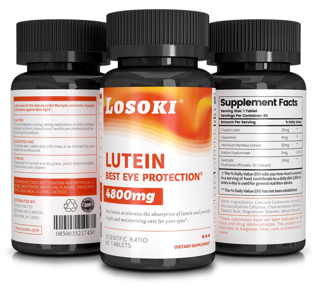 Losoki Lutein Eye Protection - 60 Tablets