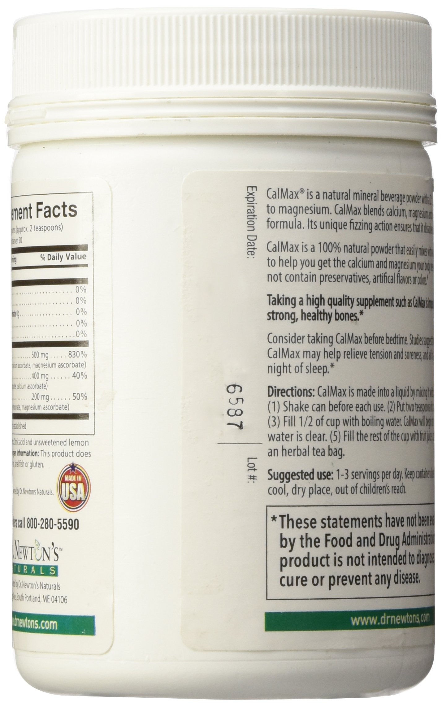 Dr Newtons Naturals CalMax Calcium Magnesium Vit C
