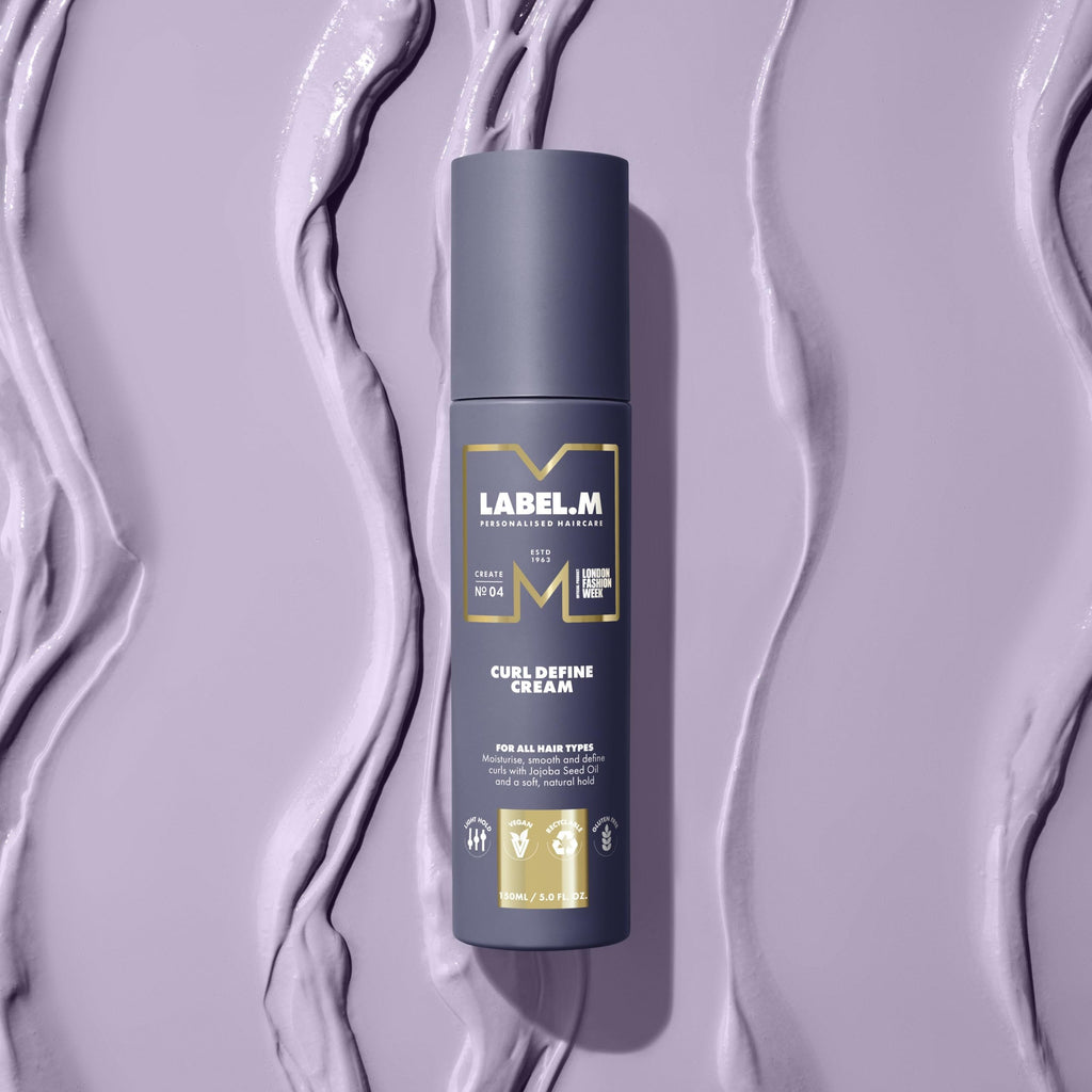 Curl Define Cream: Hydrating, Softening Styling, Smooth & Retain Curls/Waves, Sunflower/Jojoba Seed Oils, Moisture, Flyaway Reduction, Power Peptide Complex, Strength, Elasticity, Frizz-Free, 150 mL