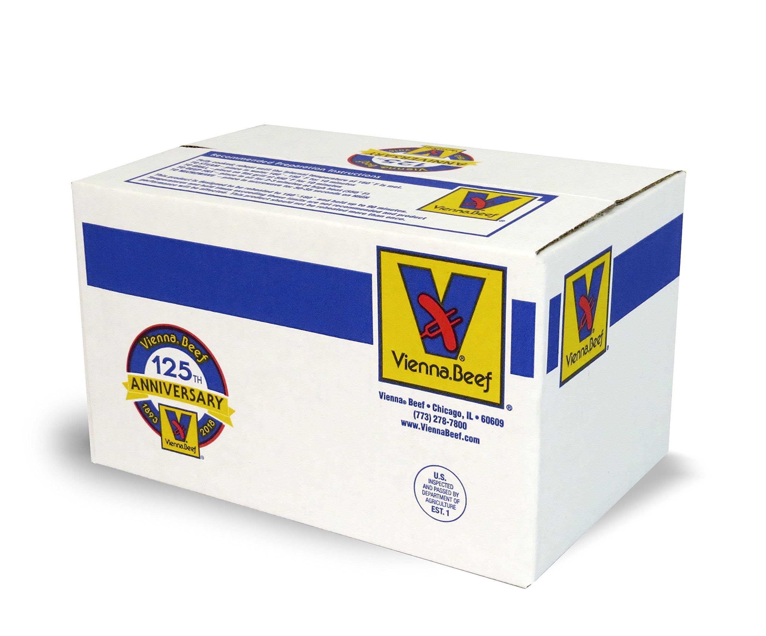 Vienna® Beef Natural Casing Polish Sausage 6" 5:1 10 lbs. (Approximately 50 count)