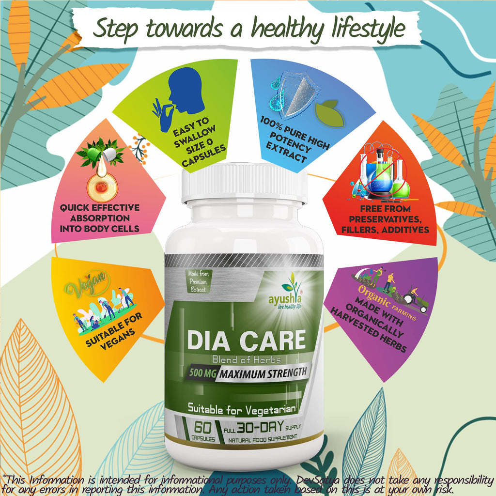 Ayushya Dia Care Capsule, 60 Capsules