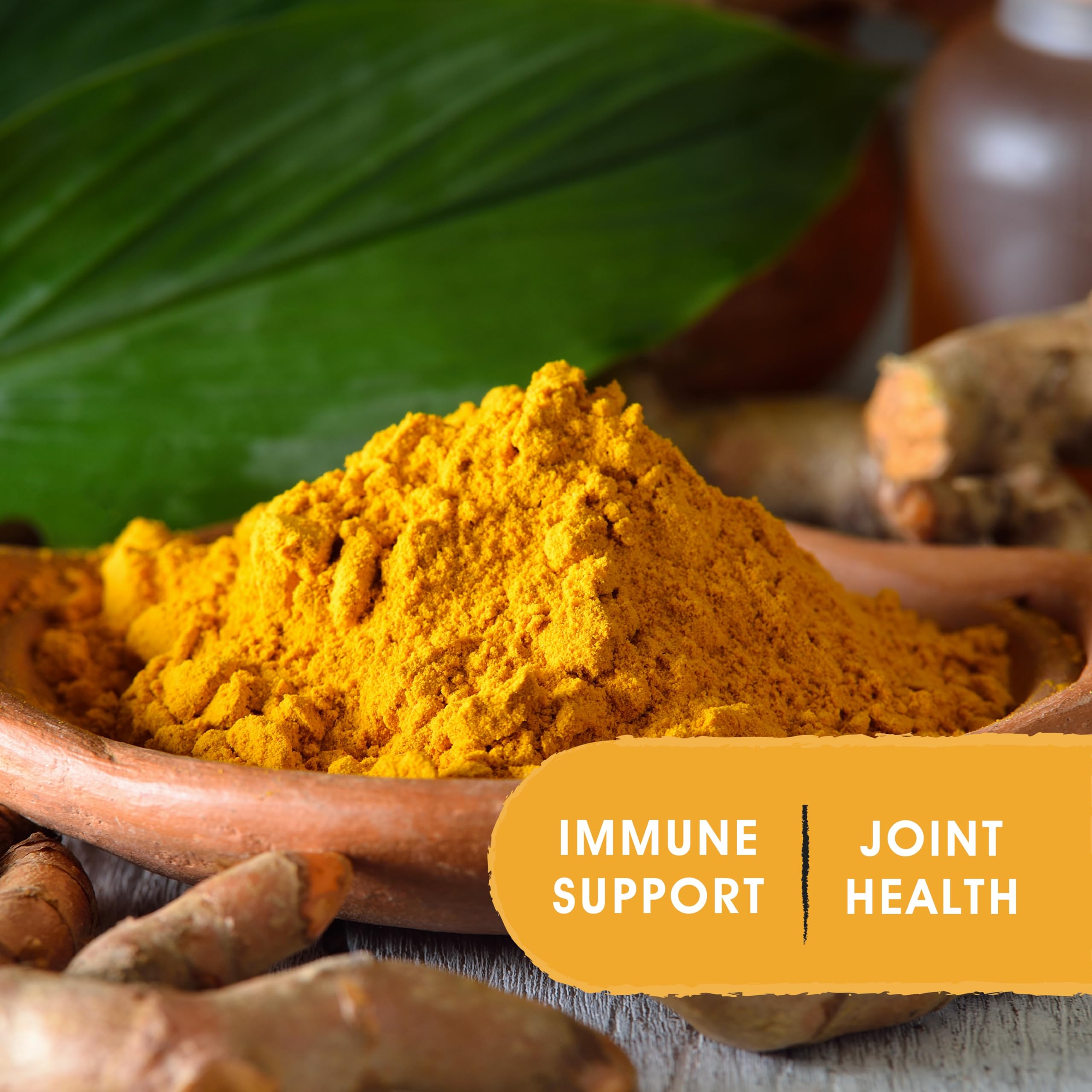 Turmeric Capsules 2000mg | Ginger & Black Pepper | Joint Support