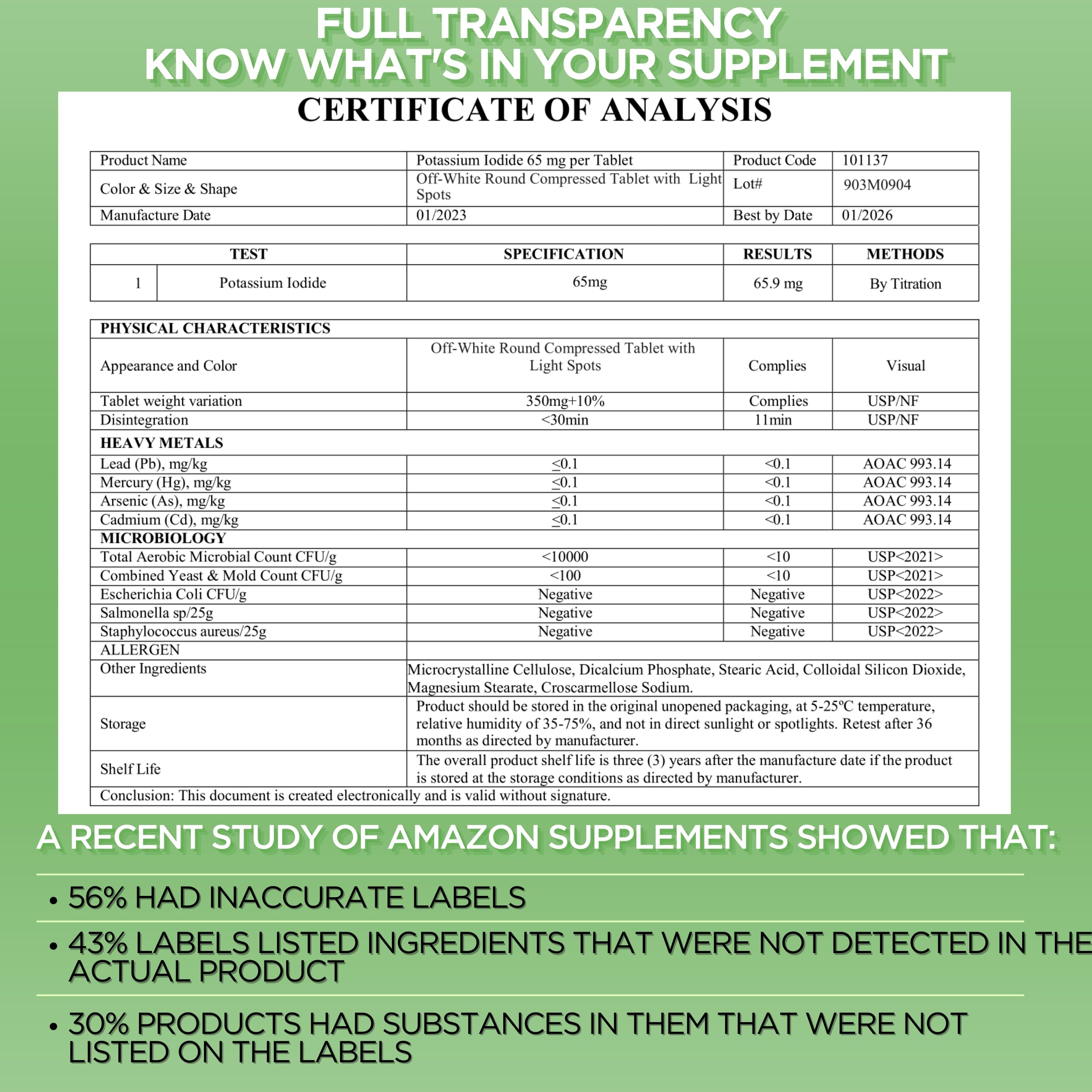 Potassium Iodide Tablets 130 mg | 120ct Two Pack | Iodine Tablets for Radiation Exposure - Potassium Iodine Pills - YODO Naciente - KI Pills - Made in USA - ThyroShield