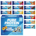 Pure Protein Variety Pack - 12 Count Box | 20g High Protein, Gluten-Free, On-the-Go Snack | Ideal Pre & Post-Workout Fuel | Low Sugar, Great Taste!