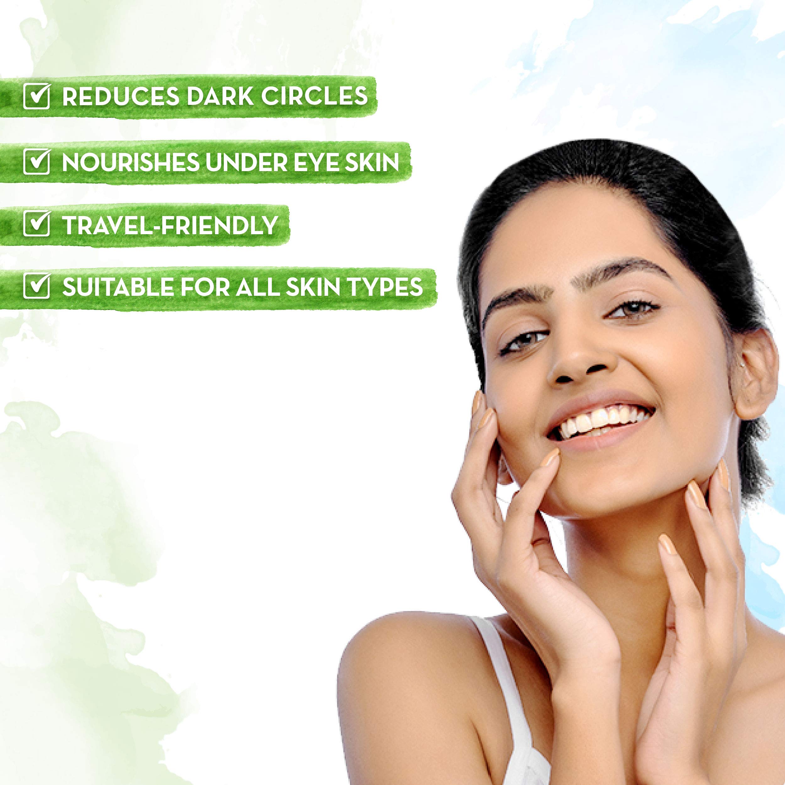 Mamaearth Eye Cream with Cucumber & Peptides, 20g
