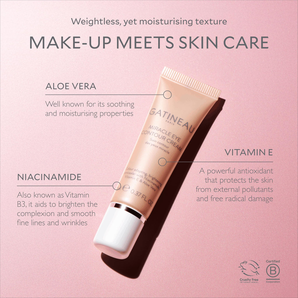 Gatineau - Perfection Ultime Miracle Eye & Face Contour Cream, Conceal Dark Circles, Hydrating with Hyaluronic Acid & Vitamin E (11ml)