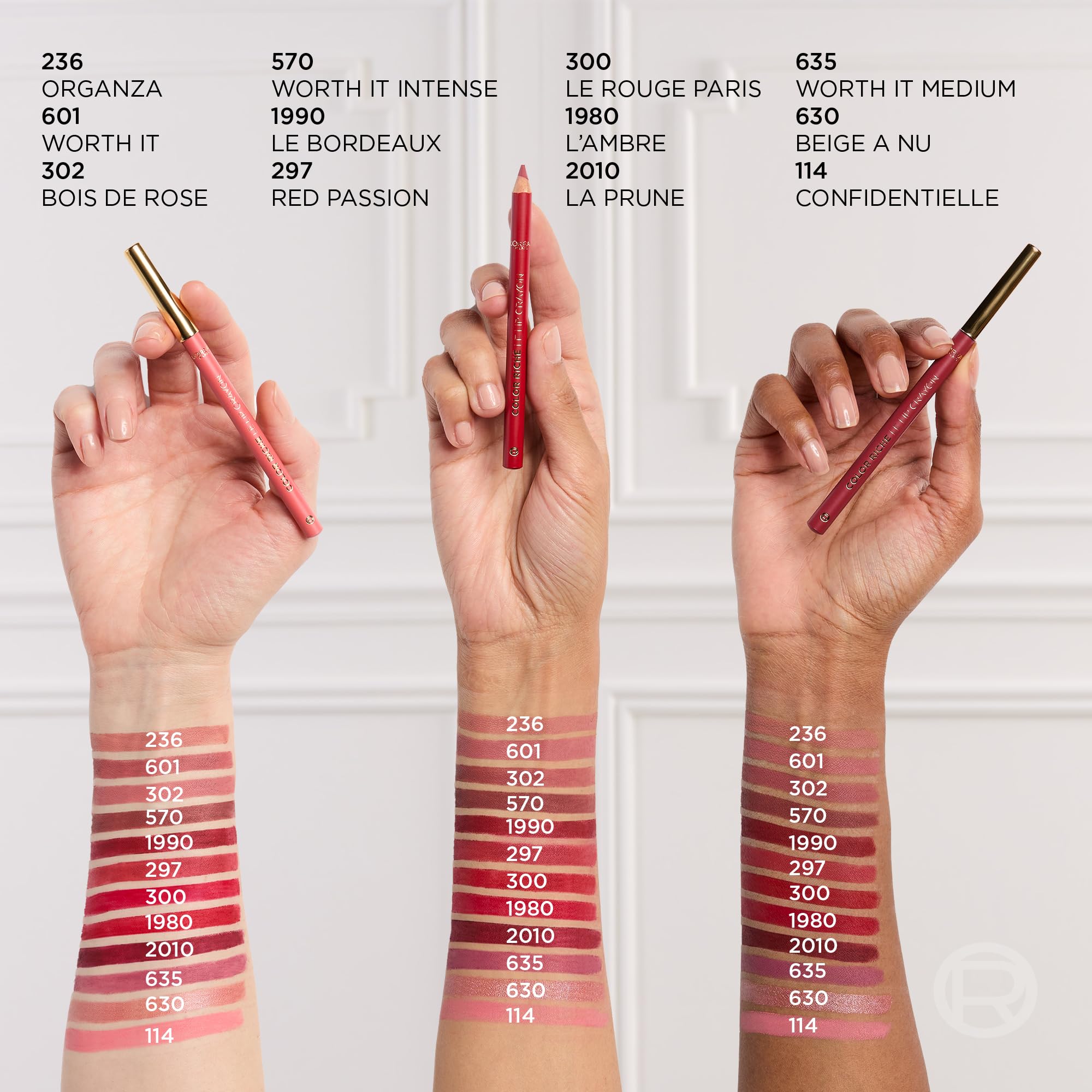 L'Oréal Paris Lip Liner Color Riche Couture Precision 300 Le Rouge Paris