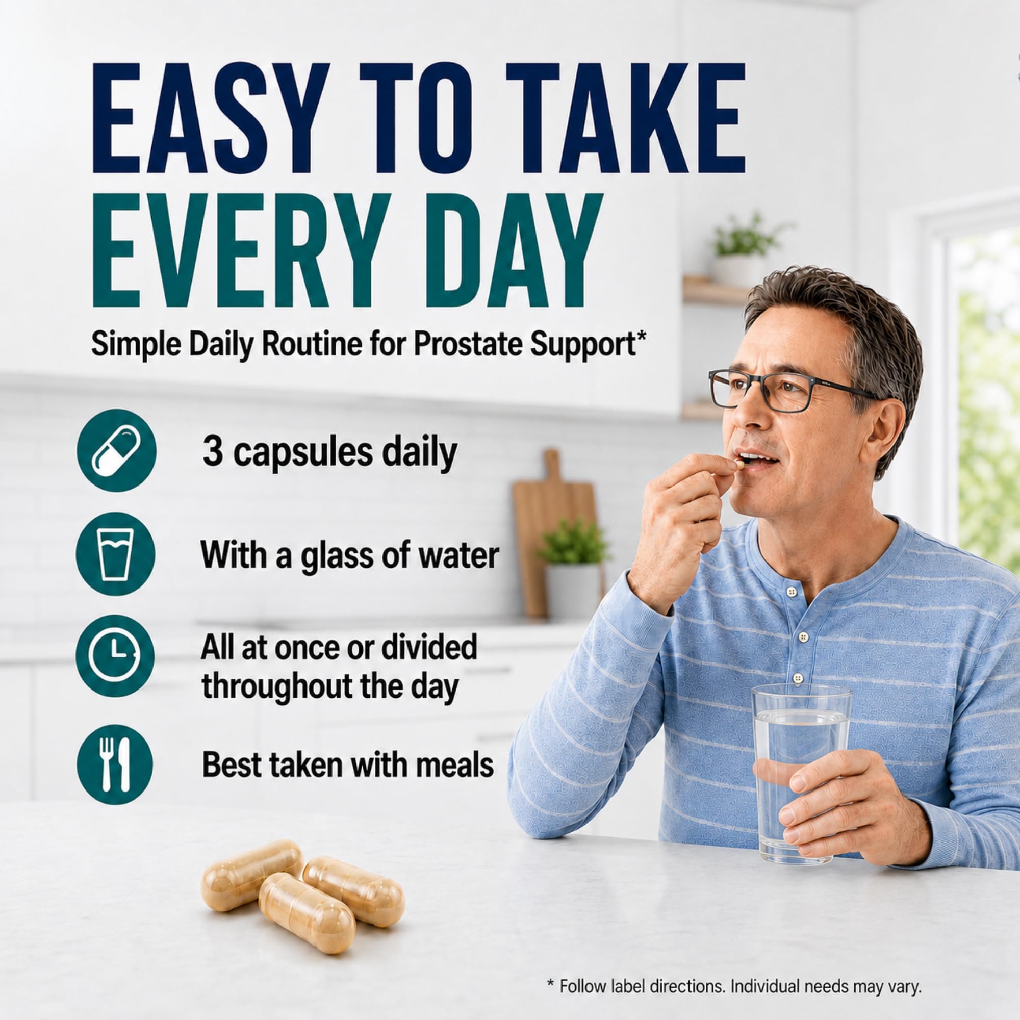 Approved Science Prostarex - Advanced Prostate Supplements for Men – Prostate, Bladder & Urinary Health Support with Saw Palmetto, Beta-Sitosterol & BioPerine – 270 Capsules (3 Month Supply)