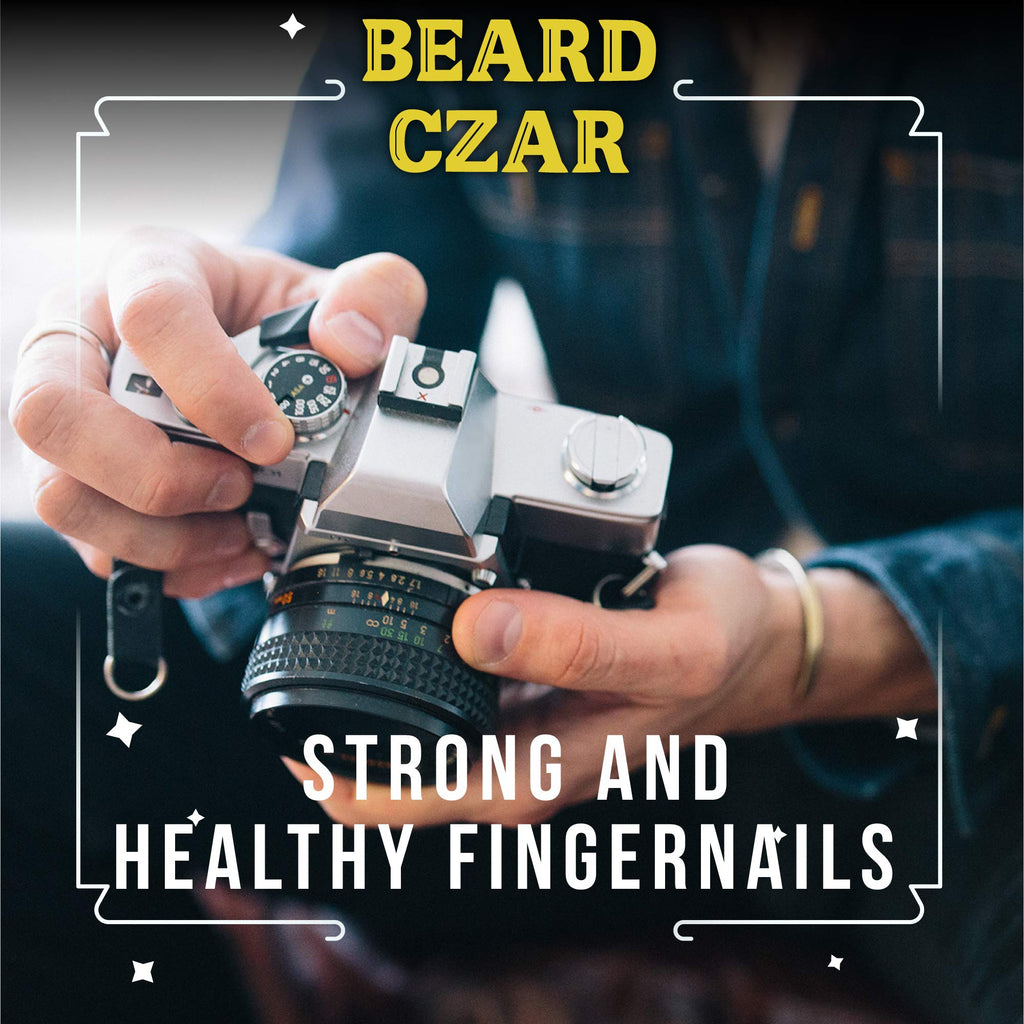 The Beard Czar-Facial Hair Complex- Highly Effective Mens Formula- Supports Natural Hair Growth-Improve Beard Quality and Nourishment-60 Capsules