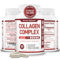 Purely Optimal Premium Multi Collagen Peptides Capsules (Types I, II, III, V, X) - Hair, Skin and Nails, Digestive & Joint Health Supplement, Hydrolyzed Collagen Pills (90 Capsules)