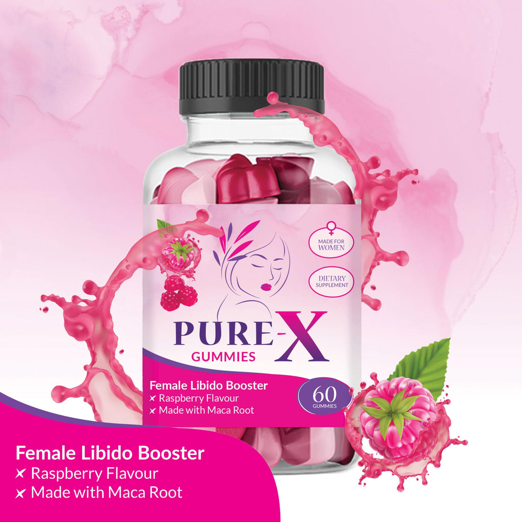 Pure X Gummies | Libido Boost for Women | with Maca Root | x60