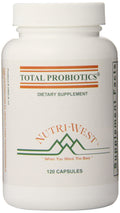 nutri-west Total Probiotics 120 Capsules, 2.4 Ounce