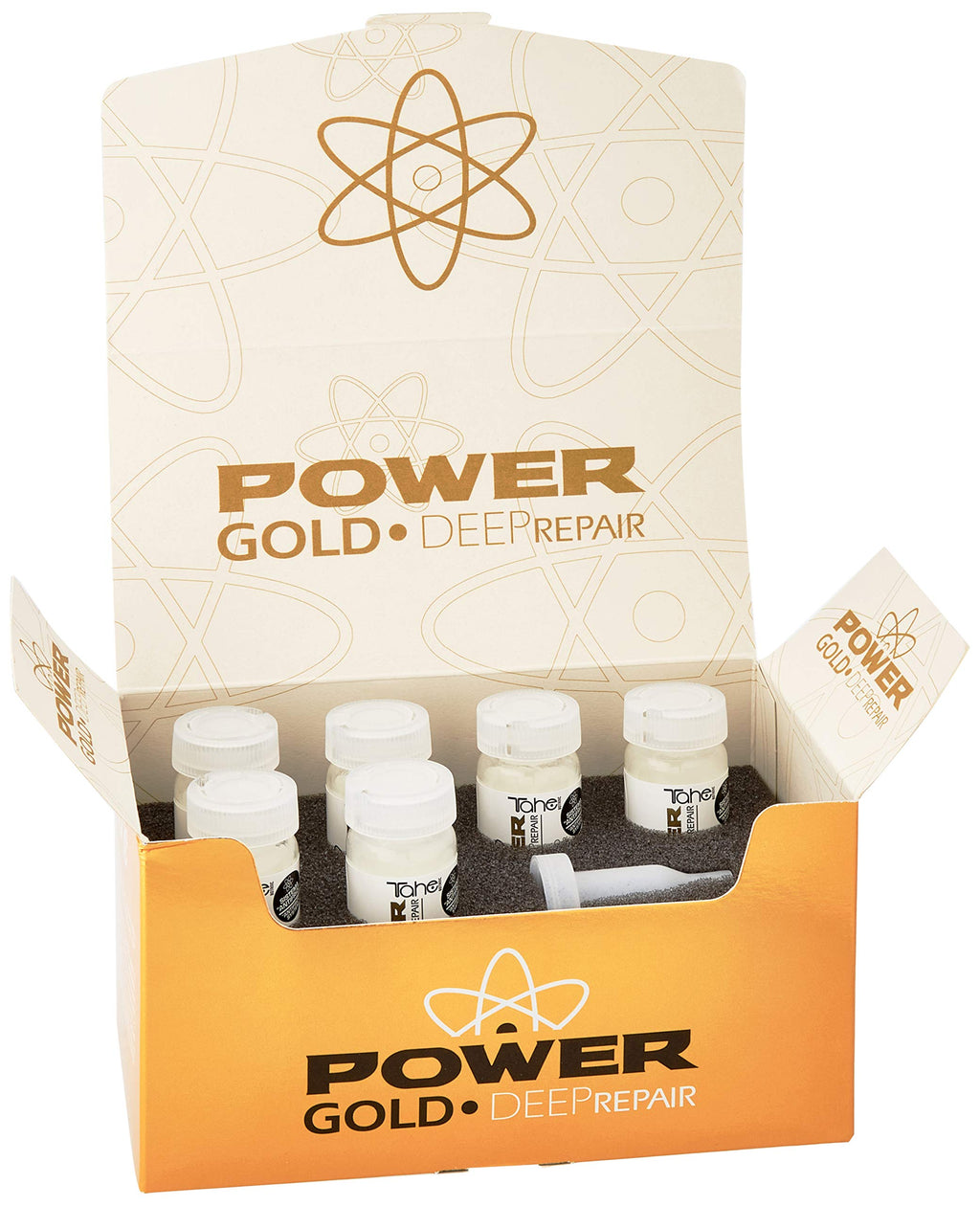 Tahe Botanic Power Gold Anti-Frizz Deep Repair Hair Treatment 6x10ML