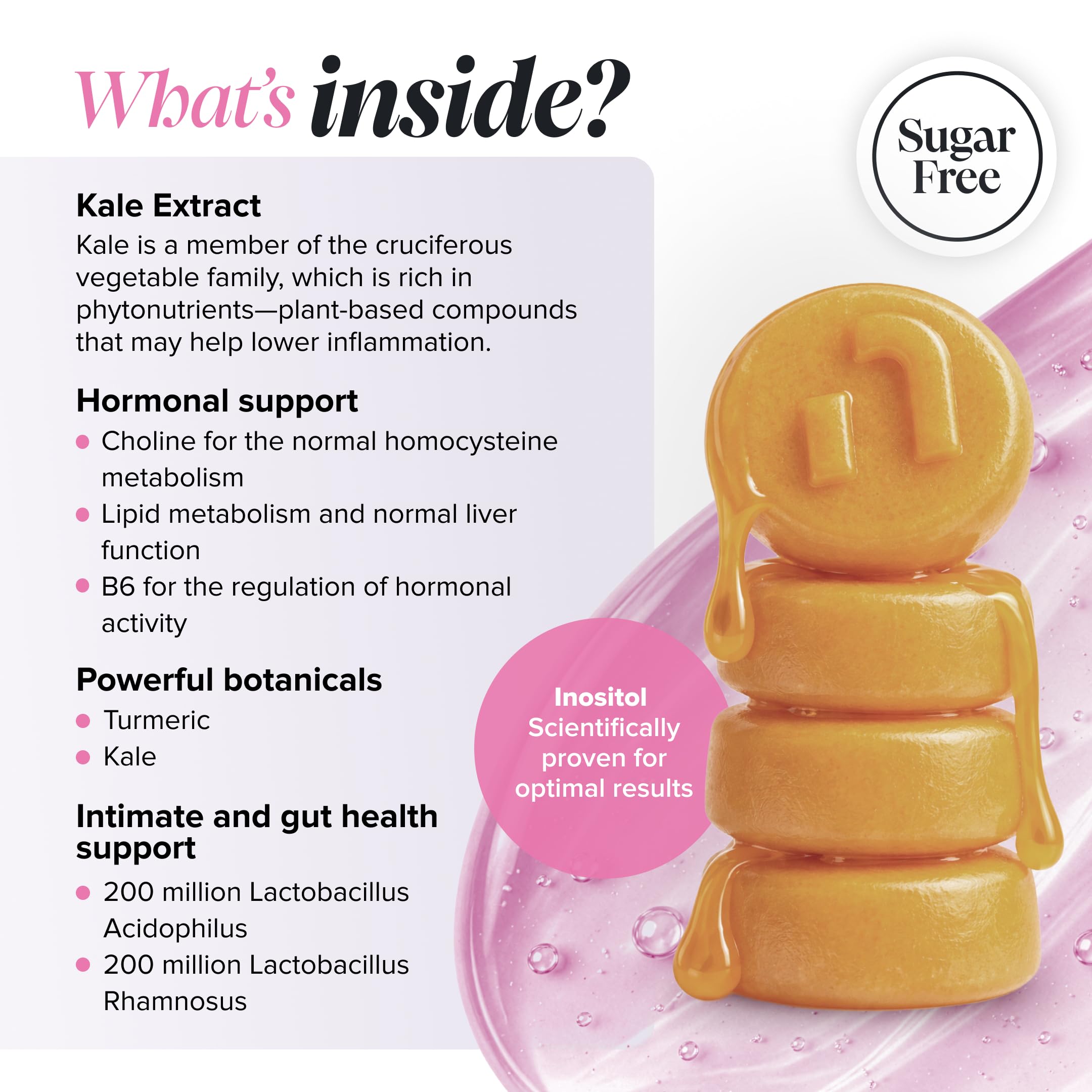 Endo Gummies | Myo-Inositol | 60 Gummies | Hormone Balance Women | Novomins