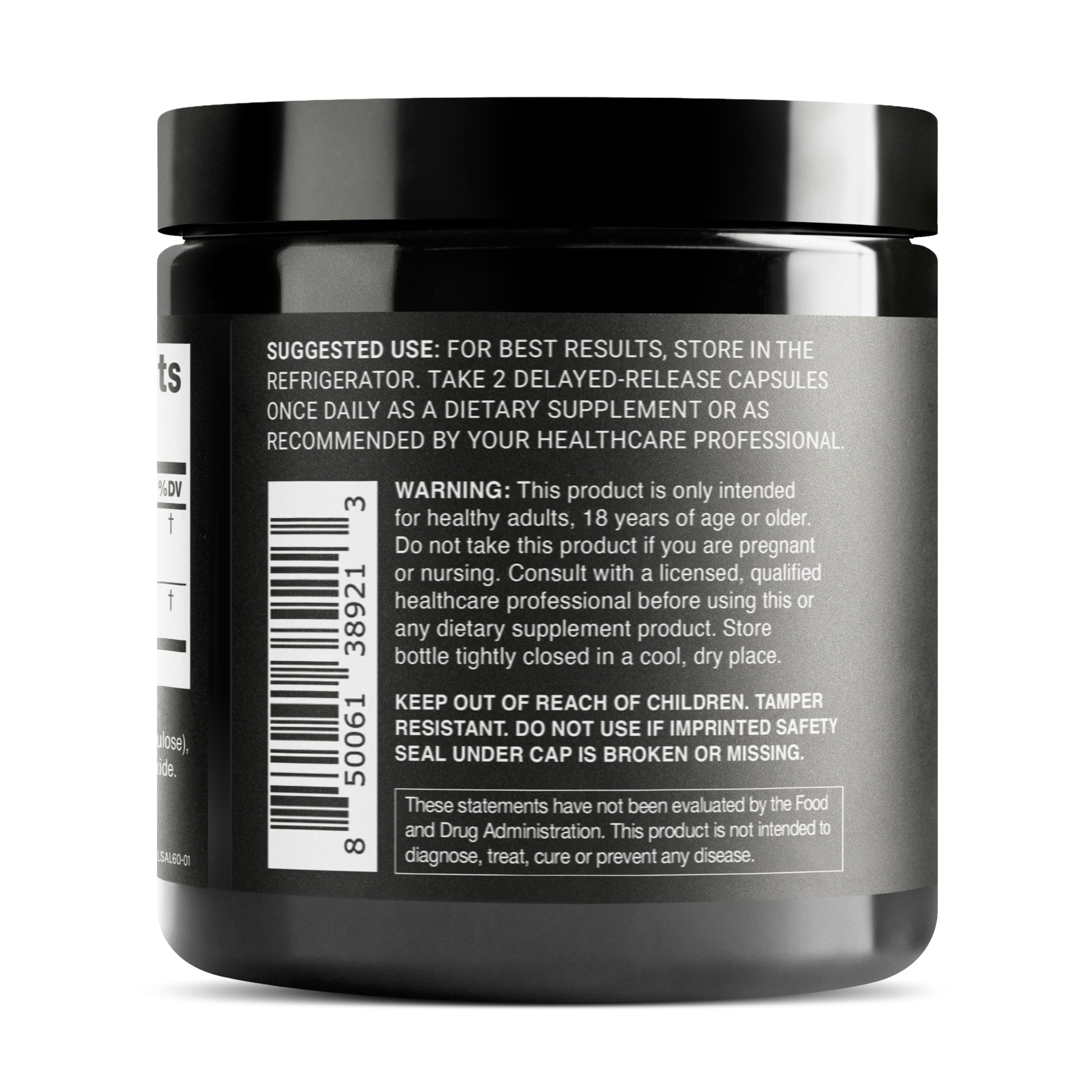 Toniiq 100 Billion CFU Lactobacillus Salivarius Probiotic - Highest Verified CFU Count - Third-Party Lab Tested for Potency - 60 Vegetarian Capsules - 30 Servings - TQ Verified