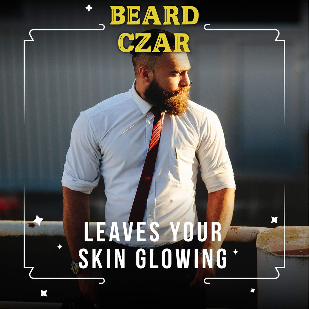 The Beard Czar-Facial Hair Complex- Highly Effective Mens Formula- Supports Natural Hair Growth-Improve Beard Quality and Nourishment-60 Capsules