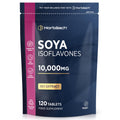 SOYA Isoflavones 10,000mg | 120 Vegan Tablets | High Strength SOYA Bean Extract | Providing 80mg Isoflavones | by Horbaach