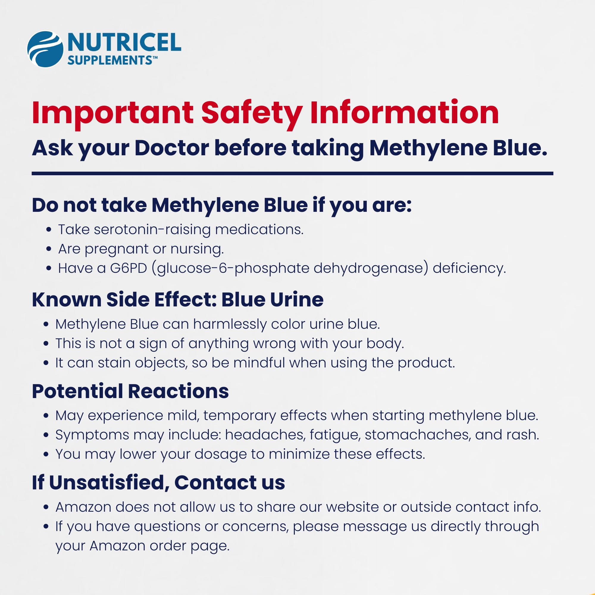 Nutricel Supplements Blue Remove - USP Grade Methylene Blue 60 Capsules with Micronized Zeolite, Nattokinase (Non-GMO), Turmeric, Bromelain, and NAC - Trusted Made in America