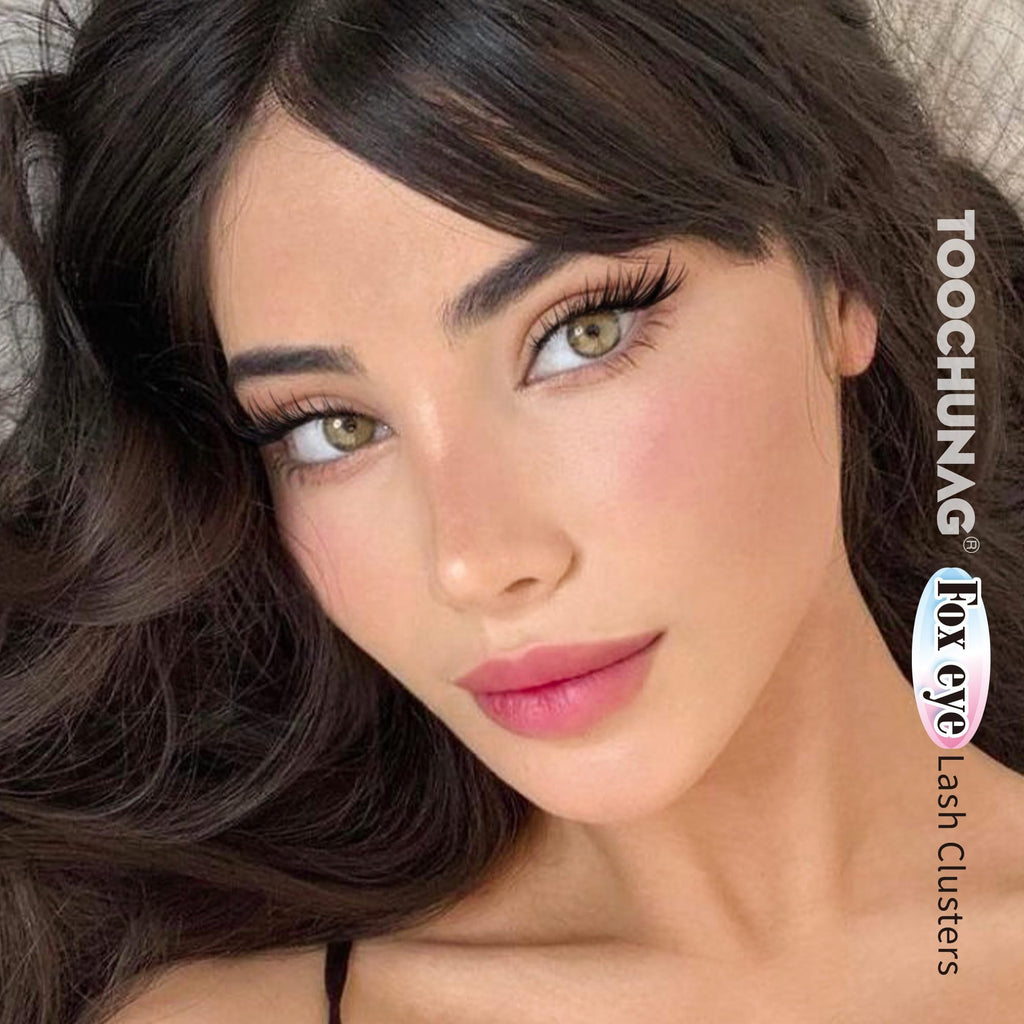 Natural Fox Eye Individual Lashes by TOOCHUNAG