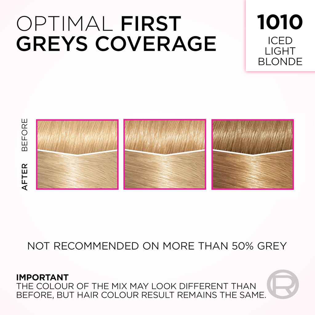 L’Oréal Paris Casting Crème Gloss Semi-Permanent Hair Dye, 1010 Iced Blonde