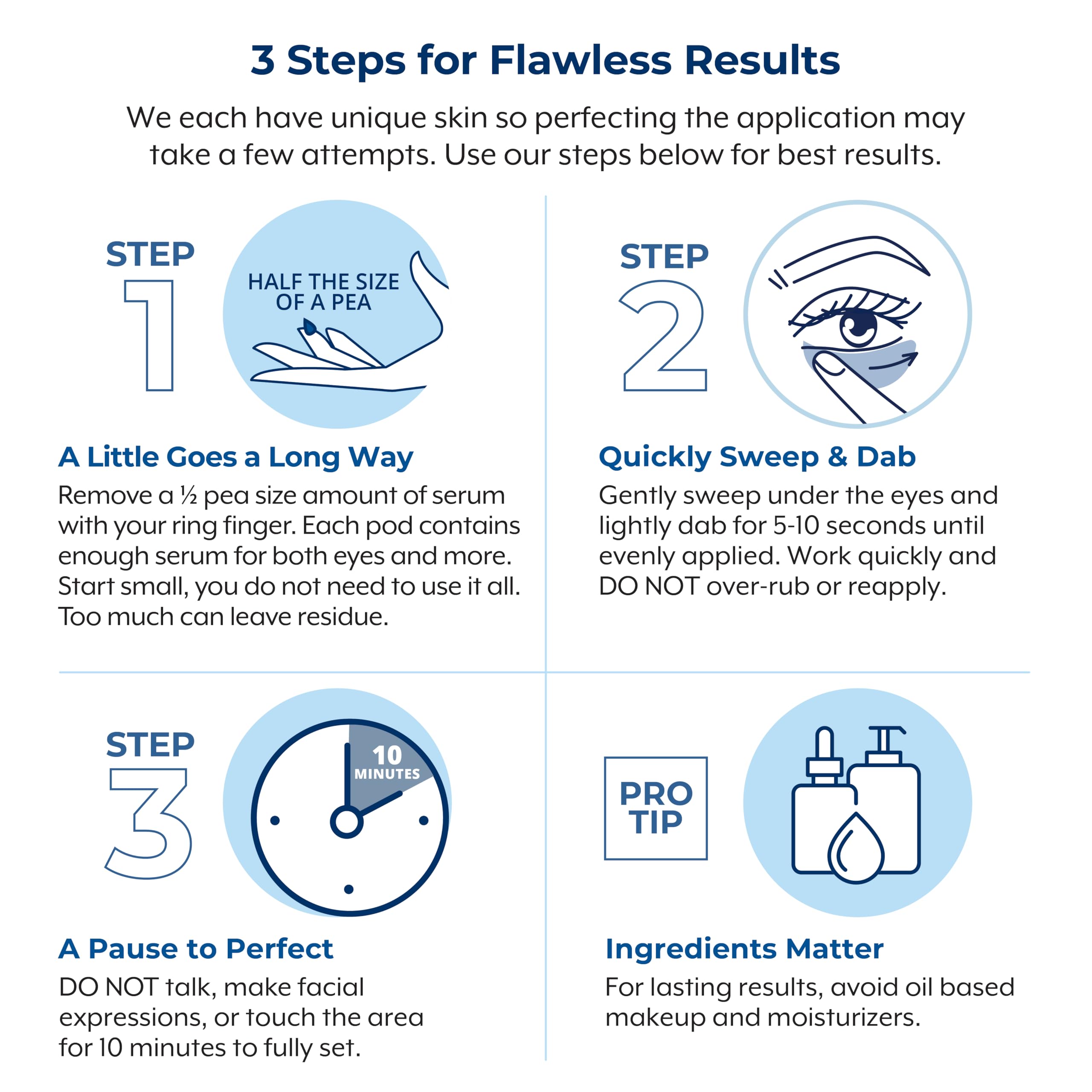 Plexaderm Rapid Reduction Eye Serum - Visibly Reduces Under-Eye Bags, Wrinkles, Dark Circles, Fine Lines & Crow's Feet Instantly, Anti Aging Wrinkle Remover for Face, Pump