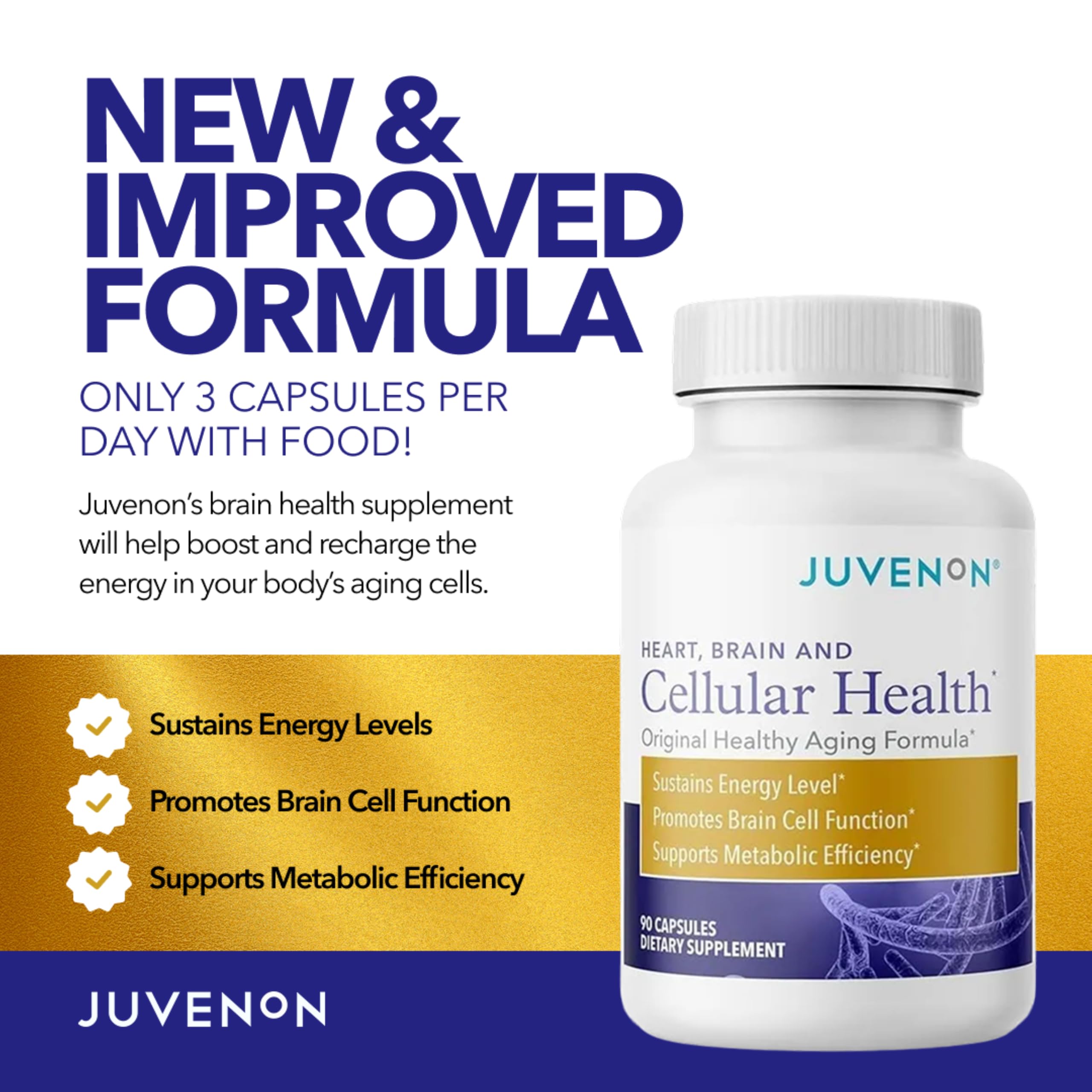 Juvenon Cellular Health Acetyl L-Carnitine + Alpha Lipoic Acid