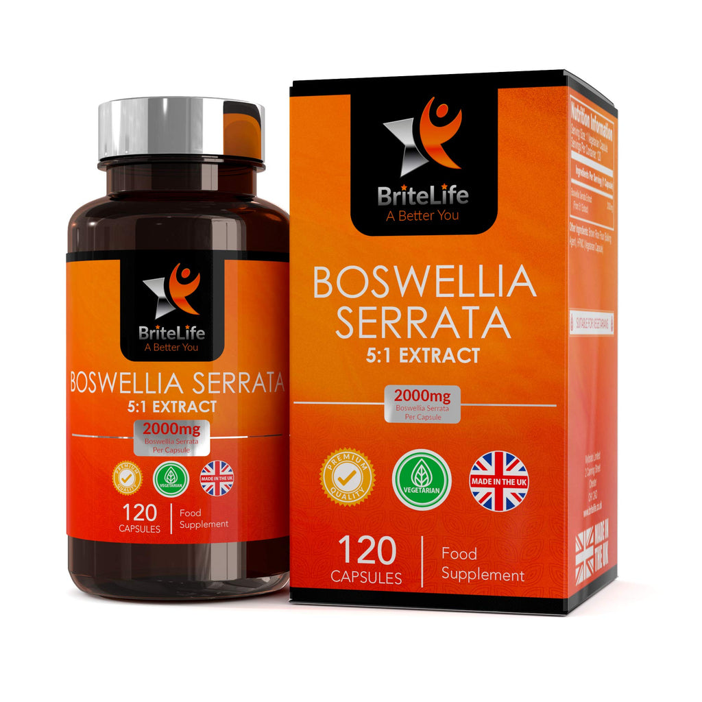 BL Boswellia Serrata, 120 Boswellia Capsules, 2000mg 5:1 Extract