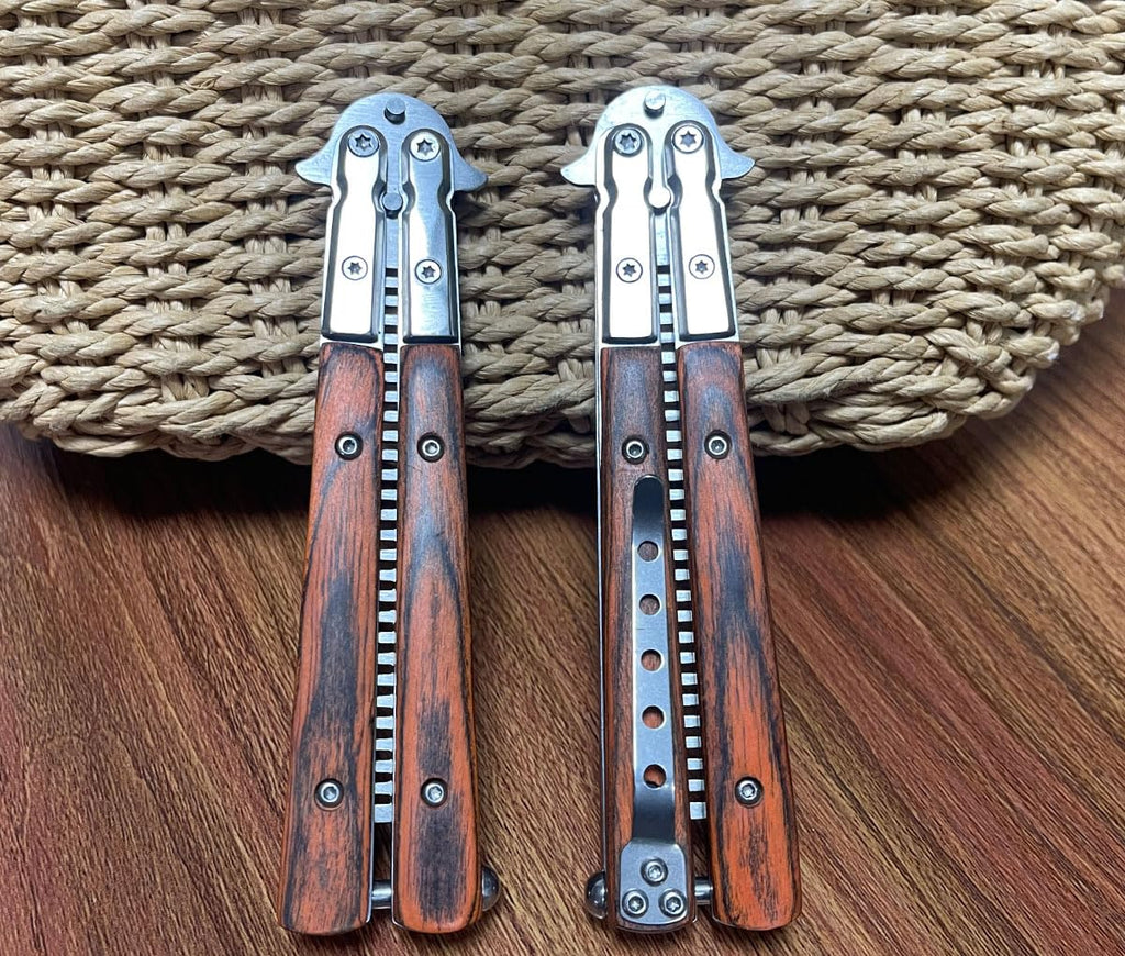 1 x Butterfly Comb Metal Stainless Steel Durable Foldable