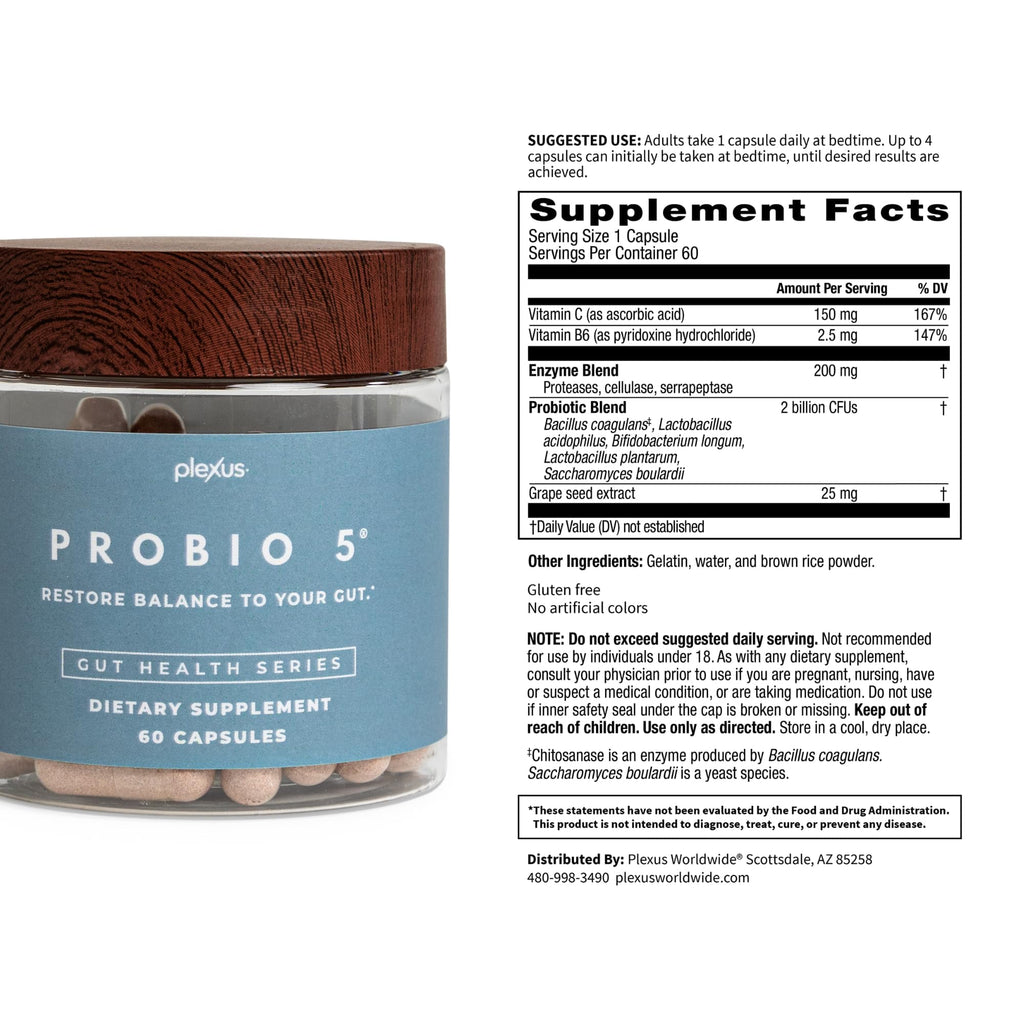 Plexus® ProBio 5®, 60 Capsules