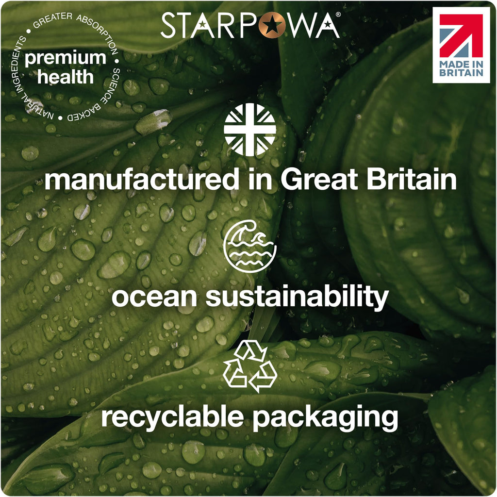Starpowa Hair Skin and Nails Vitamins - Vitamin Gummies for Growth, Strength & Radiance - Packed with Biotin, Zinc, Vitamins A, C, D, E, B12 & Aloe Vera - Plant-Based, Gluten-Free - Berry, 60 Chews