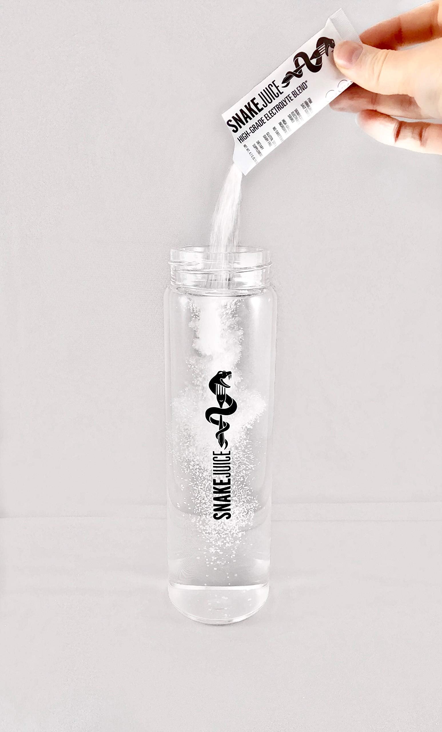 SNAKE Juice Electrolyte Powder, Unflavored, 5 Ingredients, 1,300mg Potassium per Stick, 1,045mg Sodium, 100mg Magnesium, No Sugar, No Sweeteners, No Dyes, Hydration & Recovery, 30 Stick Packs