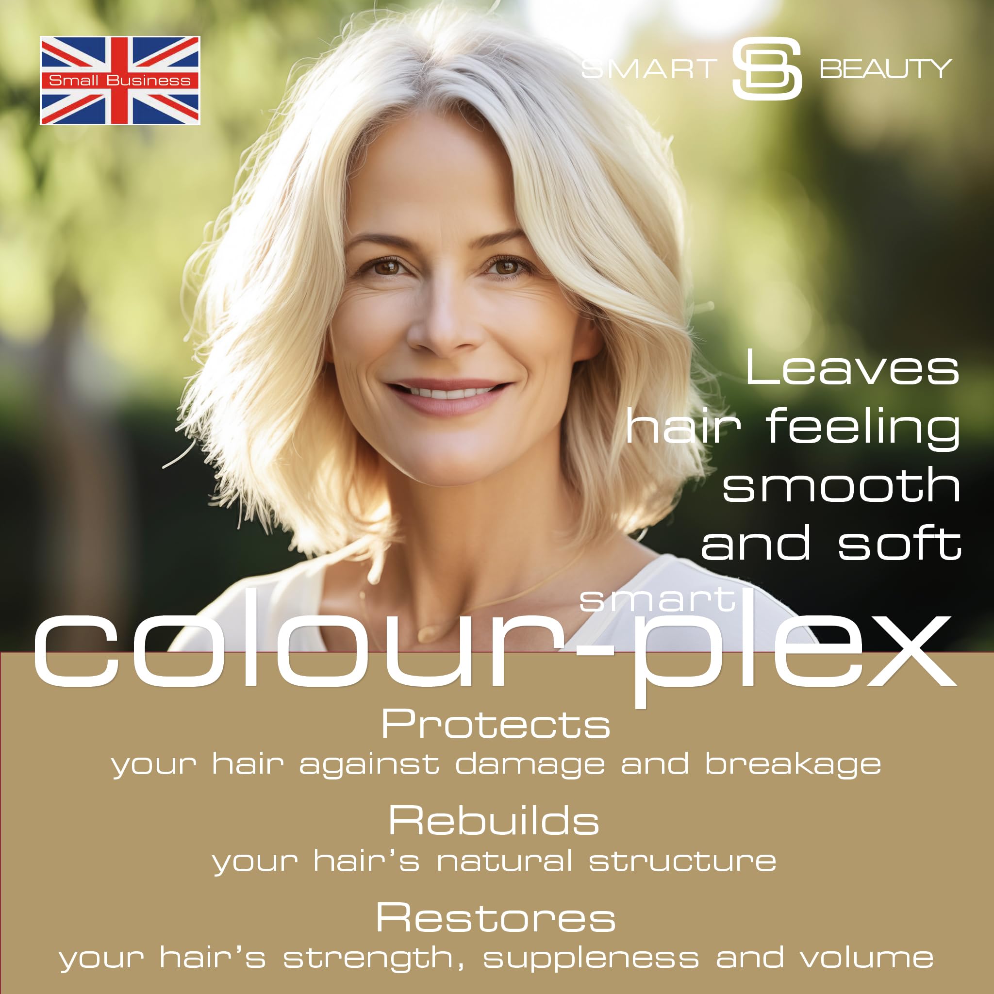 Platinum Blonde Hair Dye with added Plex Hair Care Conditioner, Permanent Hair Colour with Natural Platinum Hair Toner for Blonde Hair, Vegan Hair Dye, Cruelty-Free - Smart Beauty (Pack of 2)