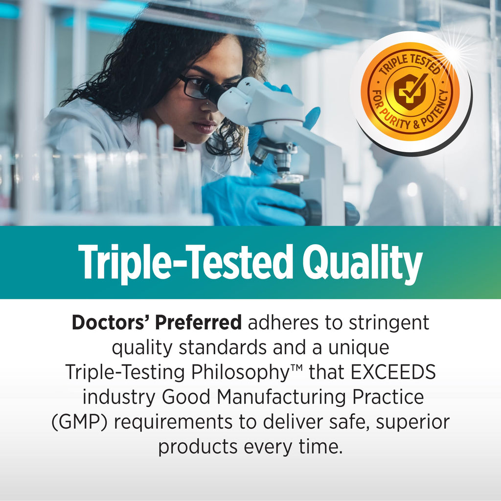 DOCTORS' PREFERRED Clinical-Grade OcuGold Eye Vitamins with Lutein