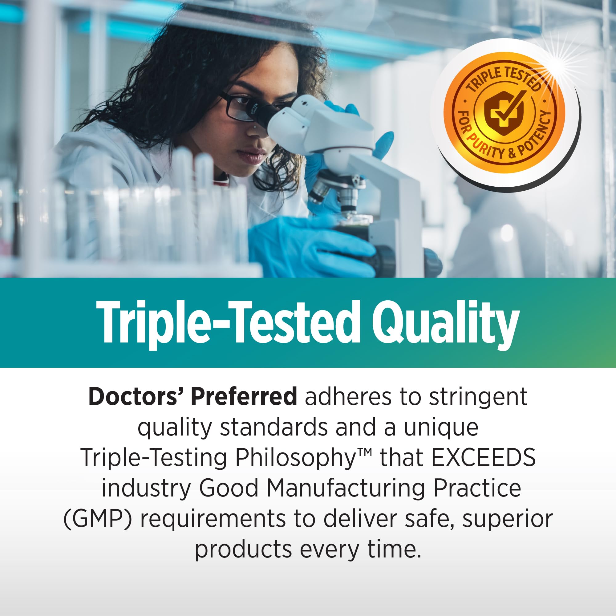 DOCTORS' PREFERRED Clinical-Grade OcuGold Eye Vitamins with Lutein